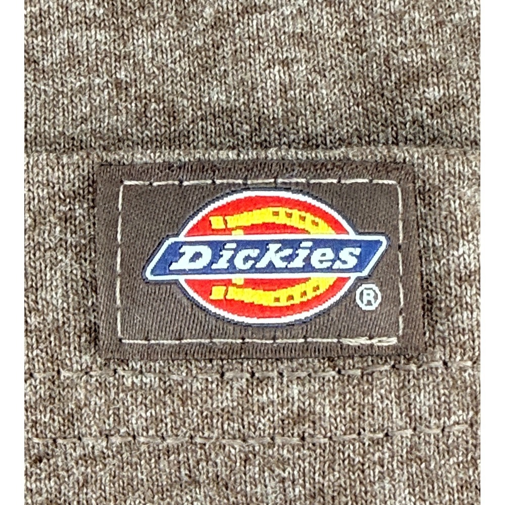 Dickies Mens Medium Brown Pocket T Shirt Workwear Short Sleeve Cotton Blend Tee - Picture 3 of 7